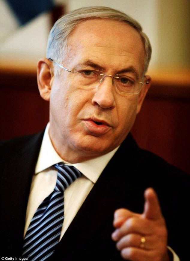 Israeli Prime Minister Benjamin Netanyahu opens the weekly cabinet meeting at his office on July 22, 2012 in Jerusalem, Israel