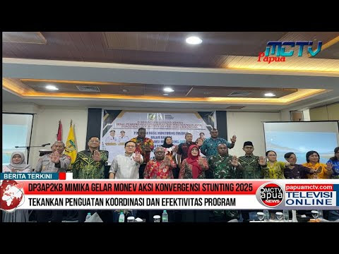 DP3AP2KB Mimika Gelar Monev Aksi Konvergensi Stunting 2025, Tekankan Penguatan Koordinasi dan Efektivitas Program