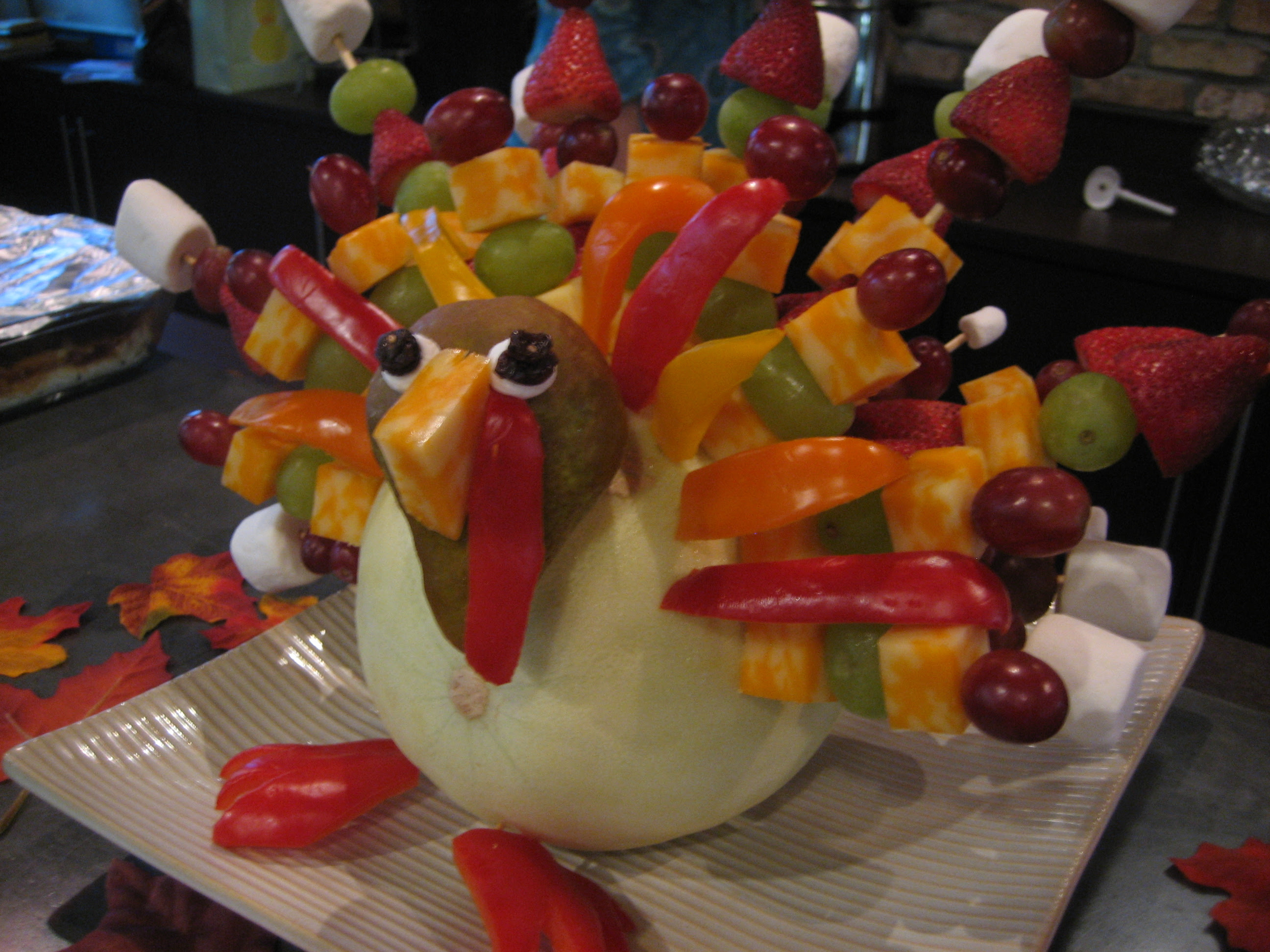 The Fruit Kabob Turkey - Happy Home Fairy