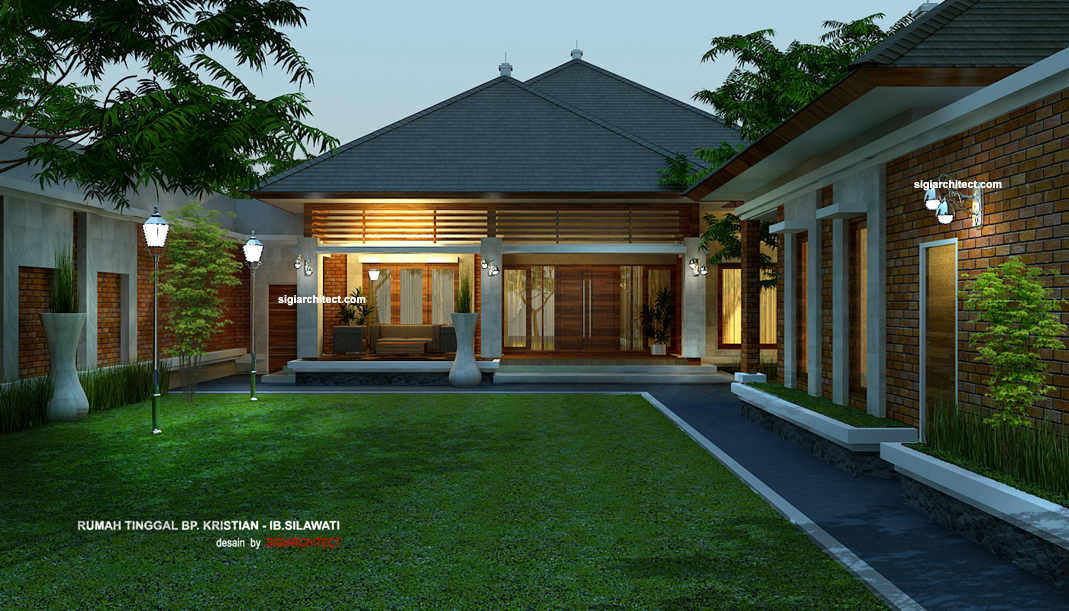 Desain Rumah Joglo Villa Tropis Desain Rumah Joglo Villa Tropis