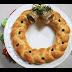 Christmas Bread Wreath Recipe : I let them rise, rolled them out into even ropes and braided.