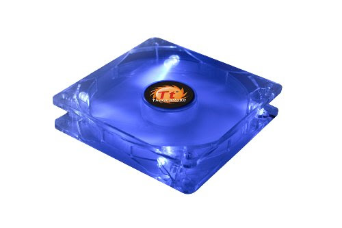 Thermaltake Thunderblade 120 mm 4 Led Case Fan 3 and 4 Pin AF0032 (Blue)