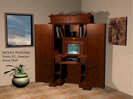 vanity pc arm open2 Elite Find of the Day: Vanity PC Desktop Computer 