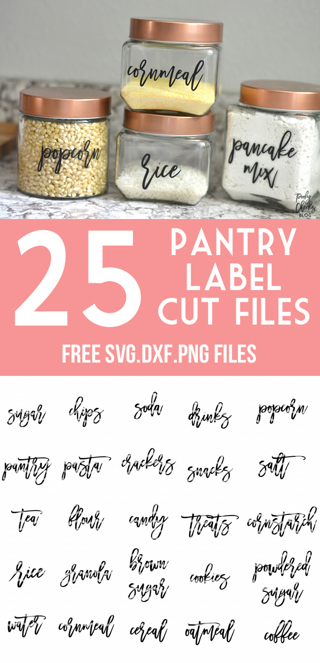 Download 20+ Pantry Label Cut Files - SVG, DXF and PNG files for ...