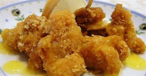 resepi ayam goreng ranggup bersos lemon bahan  ayam