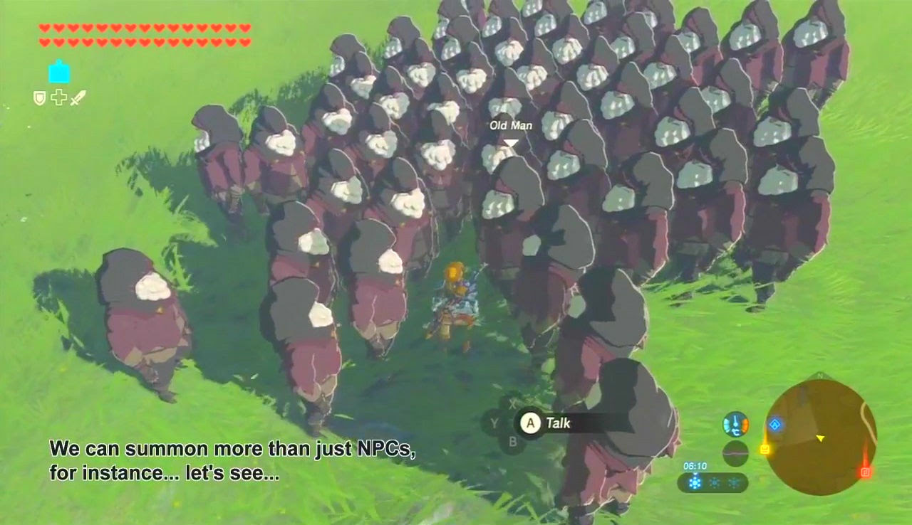 A Movie To Challenge The Transcendent Chaos Play Of Hacking The Legend Of Zelda Breath Of The Wild To Rain The Rupees And All Types Of Curse Gunnons Appear Gigazine