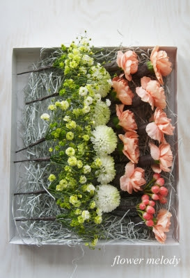 和装の生花髪飾りをご注文くださいました Flower Melody