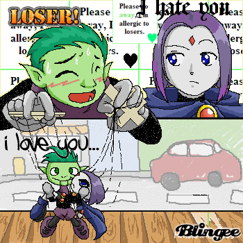 Beast Boy Loves Raven Picture Blingee Com