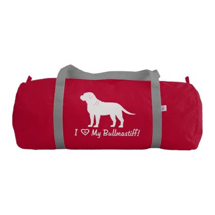 I Love My Bullmastiff! Gym Bag