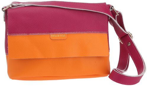 Sacs portés épaule Paquetage Rabat Simon, Sac porté épaule - Fuchsia/orange SPECIAL PRICE