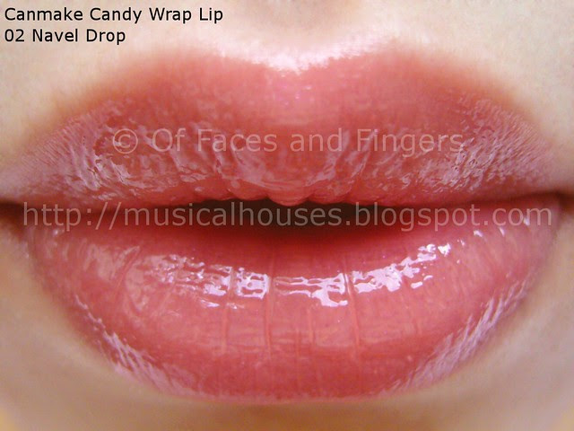 Canmake Candy Wrap Lip Navel Orange 02