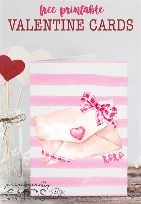  free printable valentine cards print pretty cards