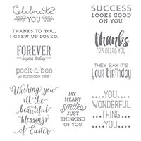 Suite Sayings Clear-Mount Stamp Set by Stampin' Up!
