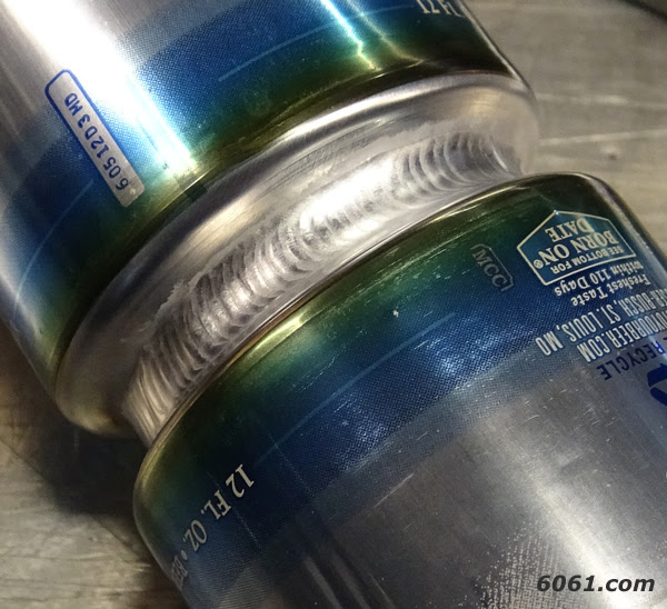 How do you guys weld pop/soda/beer cans together?
