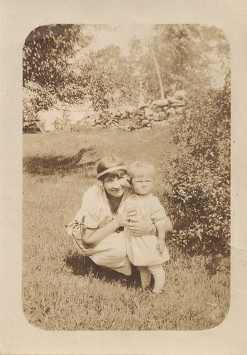 H with grandmother E, 1924