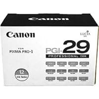 Canon PGI-29 LUCIA Series Color & Monochrome Ink Tanks - Twelve Pack