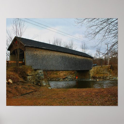 Robyville Covered Bridge, Corinth, Maine IV Poster