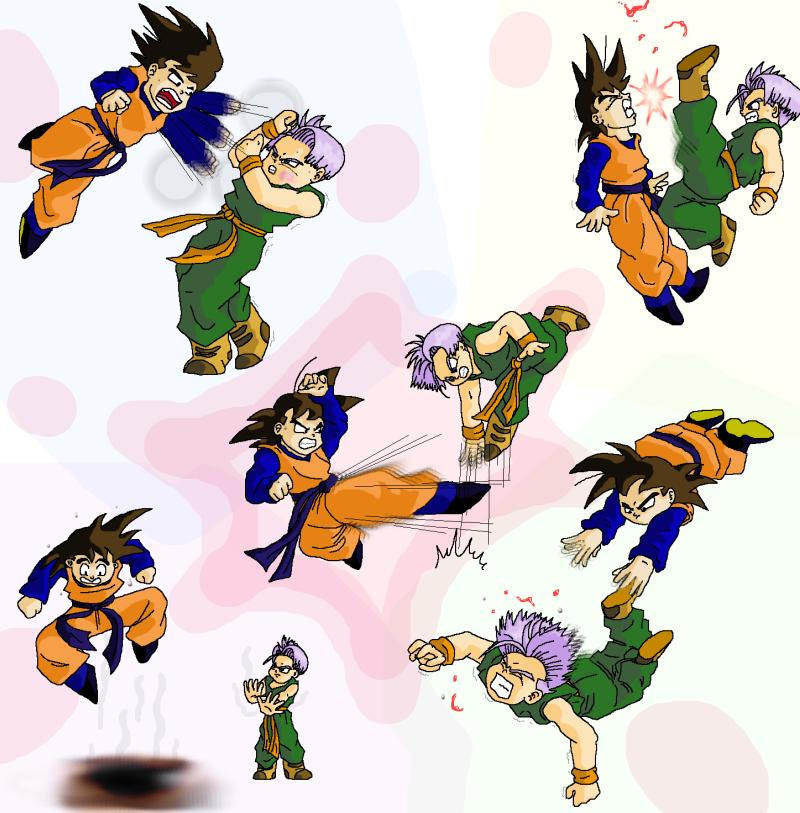 trunks and goten. Goten vs Trunks by *Ferntree