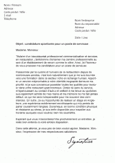Modèles de lettres de motivation pour l'Hôtellerie et la 