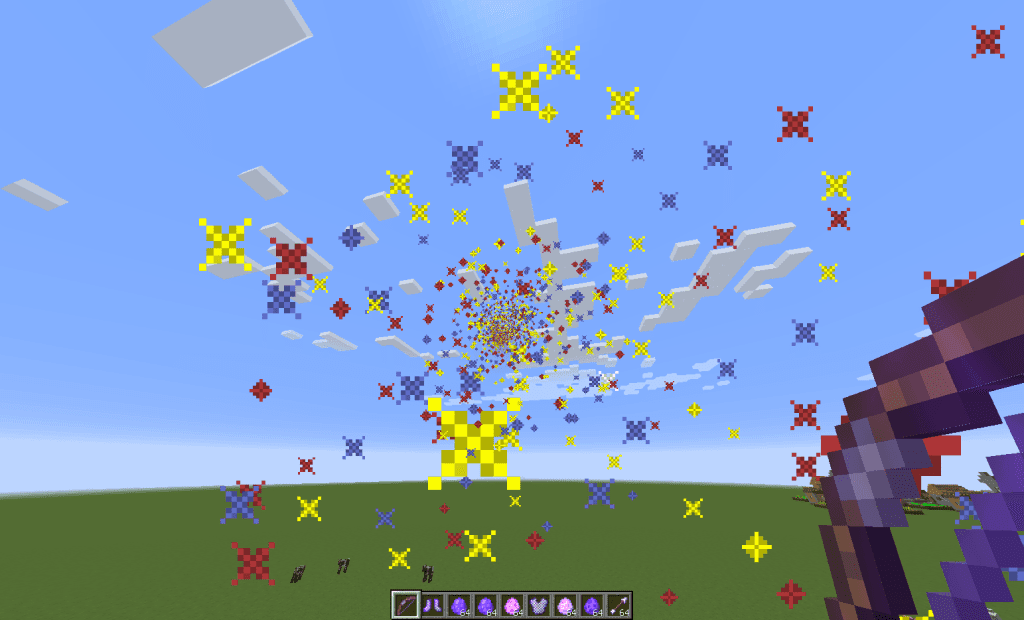 マインクラフト Mod無しでpvpが楽しくなる 派手すぎる武器を追加するコマンド紹介 Minecraft Minebox