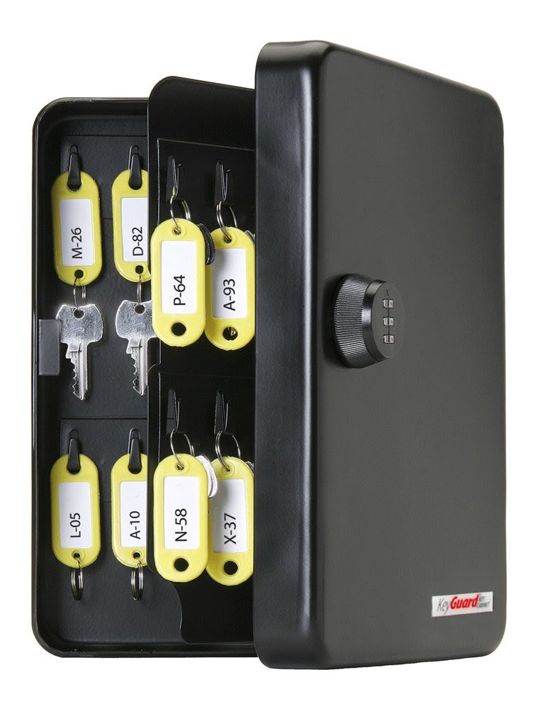 Amazon.com: KeyGuard SL-8548 Combination Key Cabinet With Black 3 ...