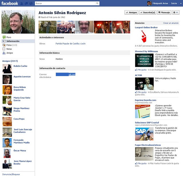 Vulnerabilidad en facebook