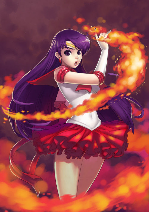 Sailor Mars by ~yukiusagi1983