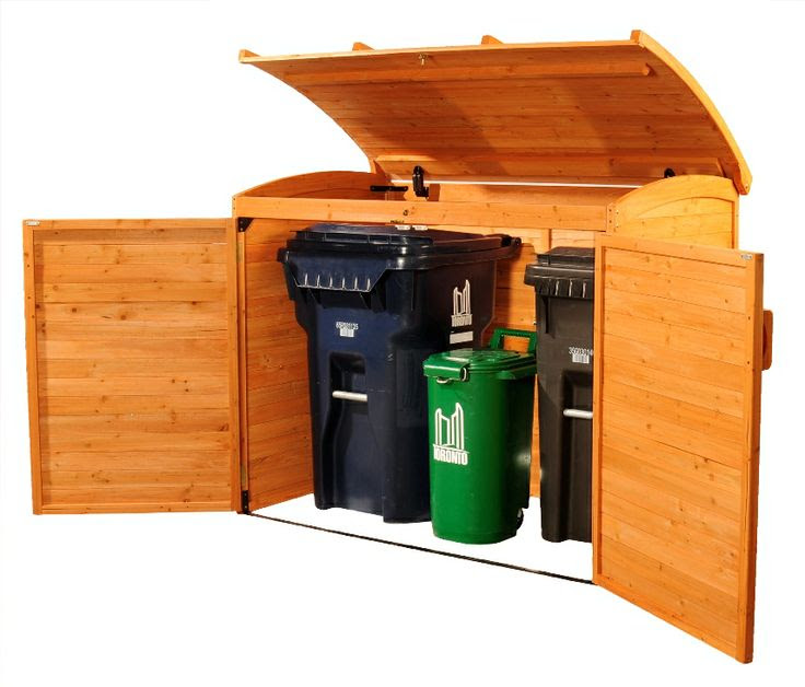 Leisure Seasons | Garbage Can Storage Shed RSS2001 Height: Inside ...
