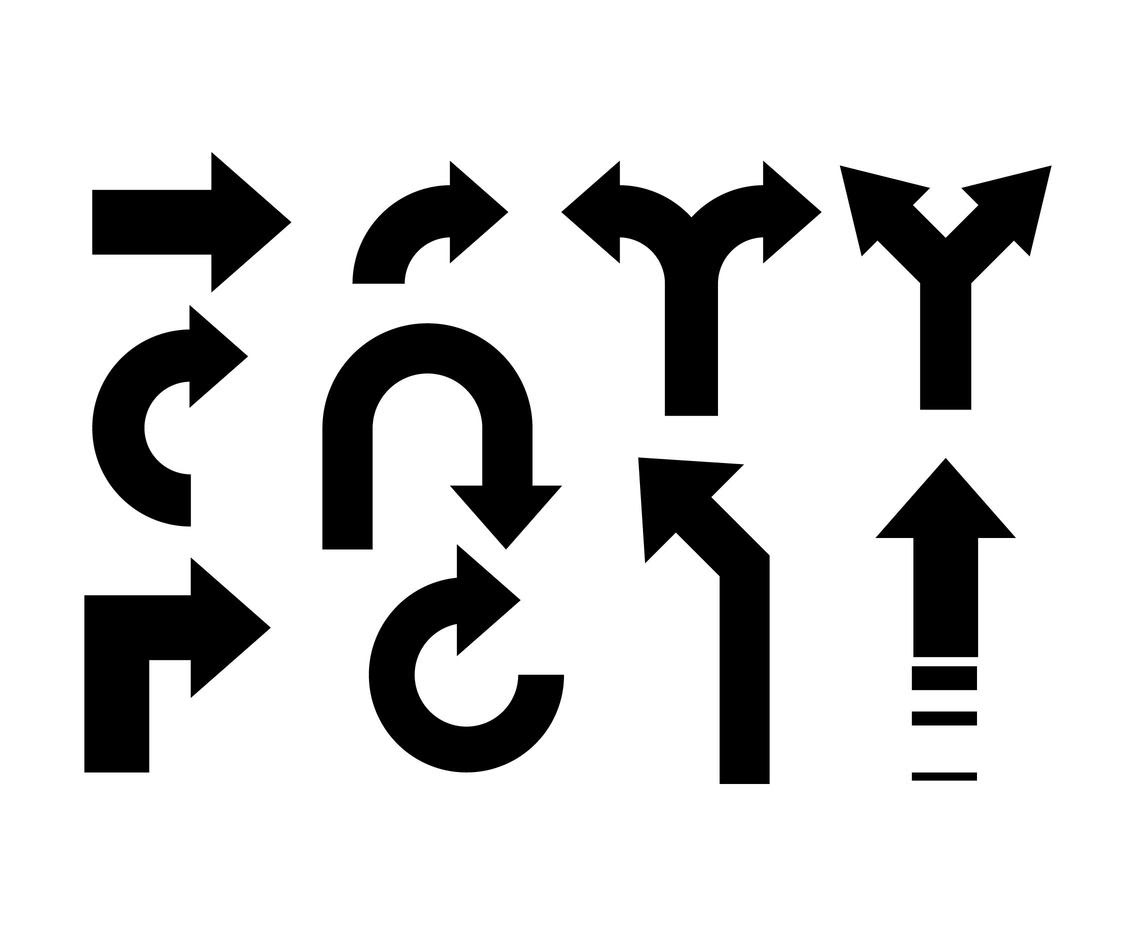 Download Free Arrow Sign Vector Set Vector Art & Graphics | freevector.com