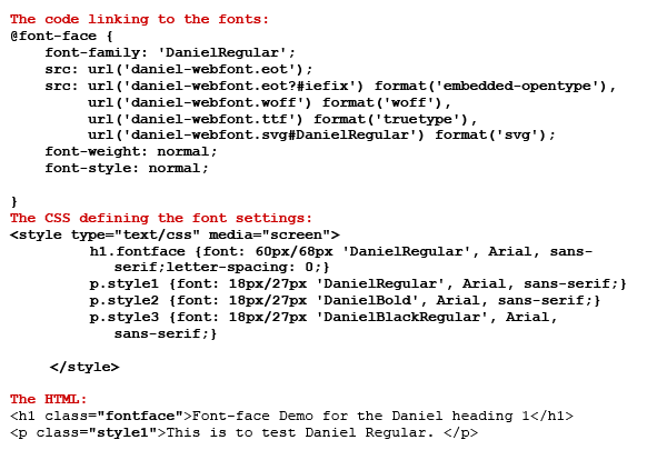 Download How to use web fonts with the @font, or Google fonts systems