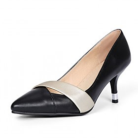 Damen-High Heels-Hochzeit / Buro / Kleid / Lassig / Party Festivitat-Lackleder / Mikrofaser-Kitten Heel-Absatz-Komfort / Neuheit-