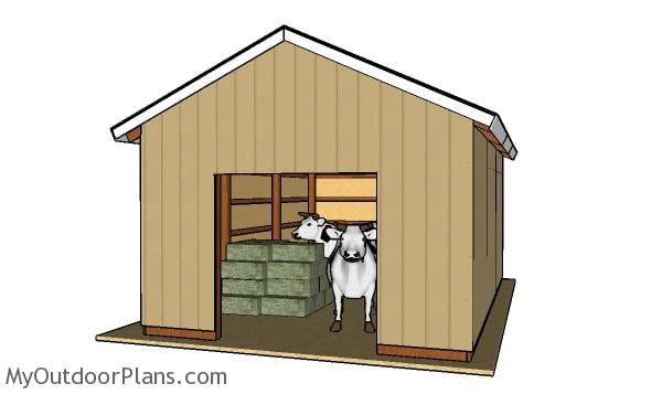 16x24 Pole Barn Plans MyOutdoorPlans Free Woodworking 