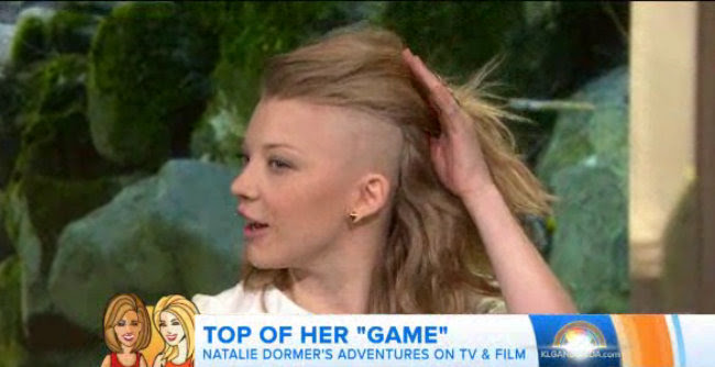 Natalie Dormer On Her Mockingjay Audition And Shaving Half Her Head For The Role Of Cressida The Hunger Games News Panem Propaganda