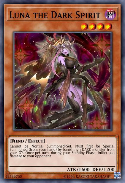 Luna The Dark Spirit Yugioh Duel Links Gamea