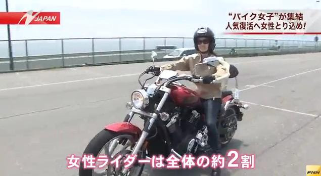 バイク人気 再浮上 バイク女子 起爆剤に クラブアルペン情報局