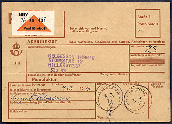 Postförskott