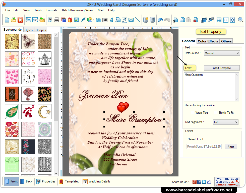 Program To Make Wedding Invitations Wedding Invitation Wording