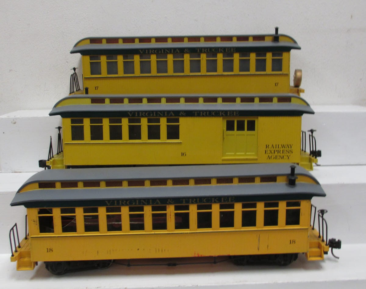 Bachmann G Scale Virginia &amp; Truckee Passenger Cars (3) eBay