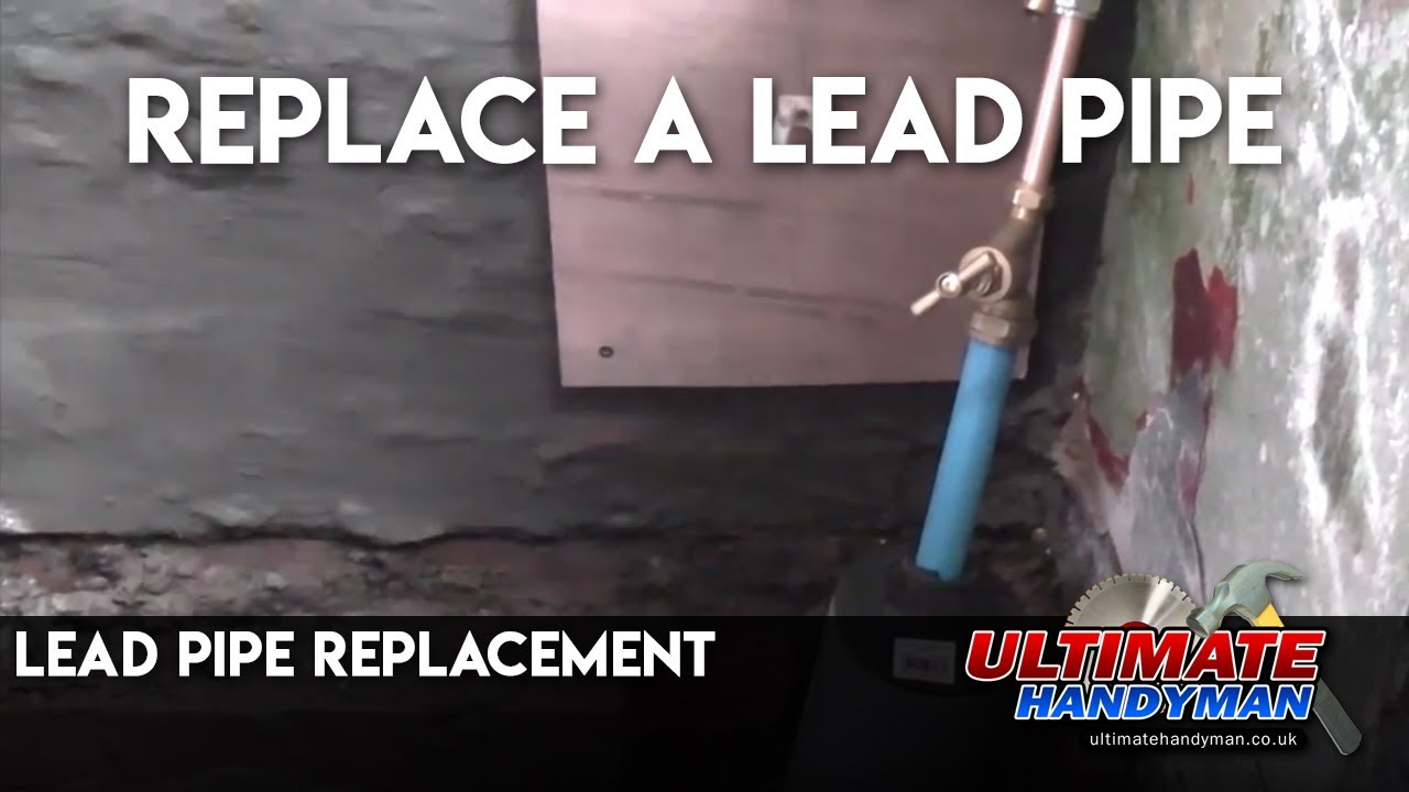 Lead pipe replacement - YouTube