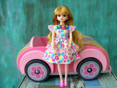 Licca and Her New Convertible