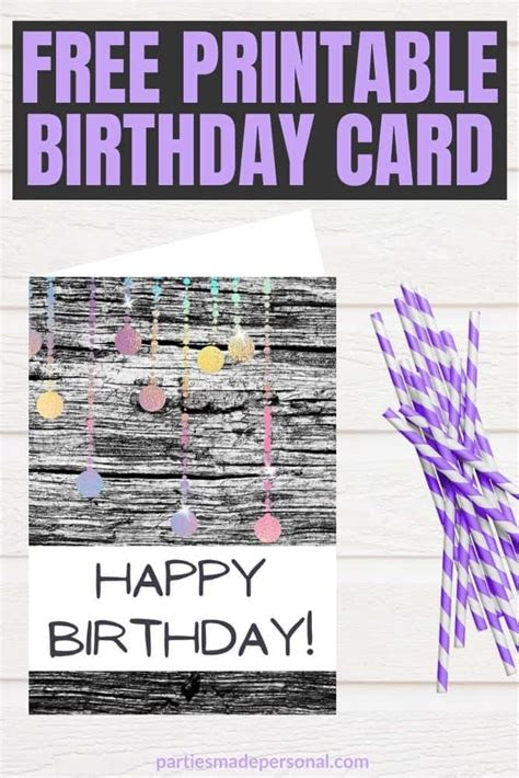 We have 10 different printable black and white birthday cards for you to download and print instantly. black and white birthday cards 10 free printables parties made personal