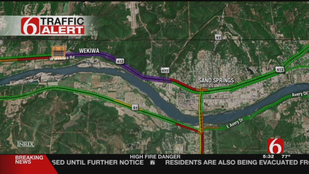 Sand Springs Grass Fire Causes Traffic Issues - NewsOn6 ...