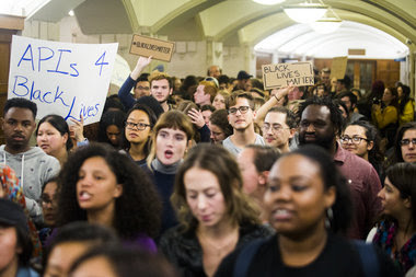 Black Lives Matter protesters: 'Black lives are not up for debate'