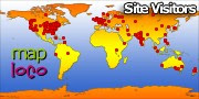 Locations of Site Visitors