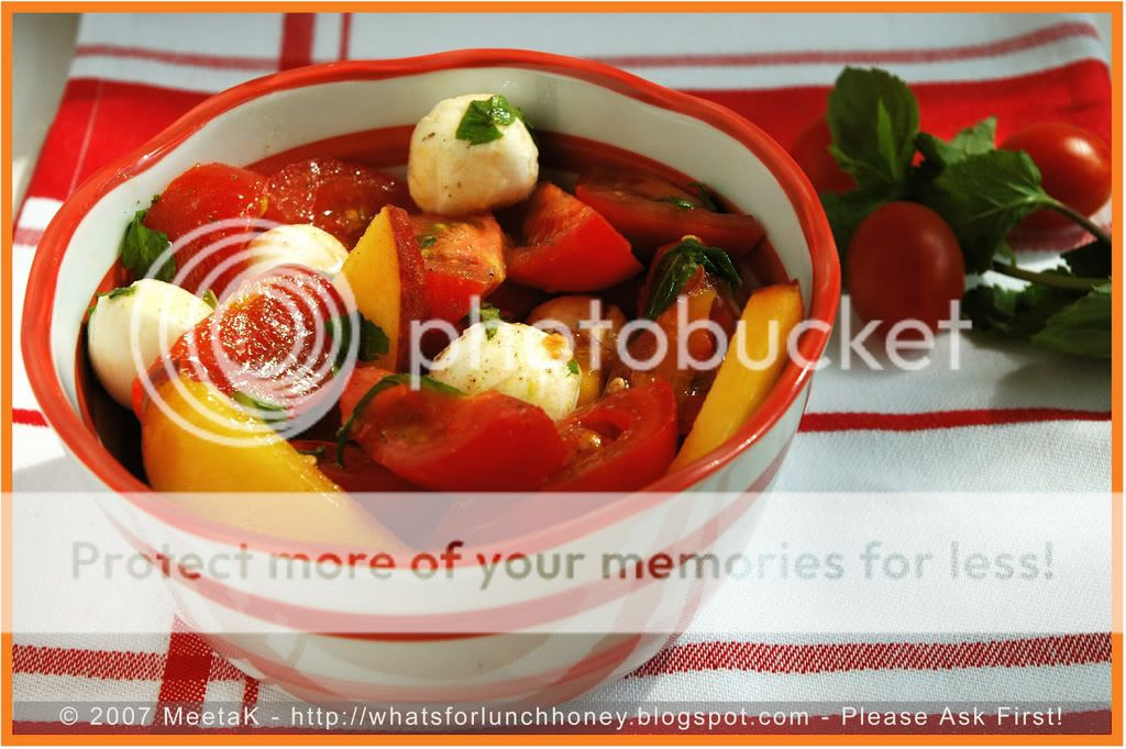 Tomato Peach Salad (03) by MeetaK