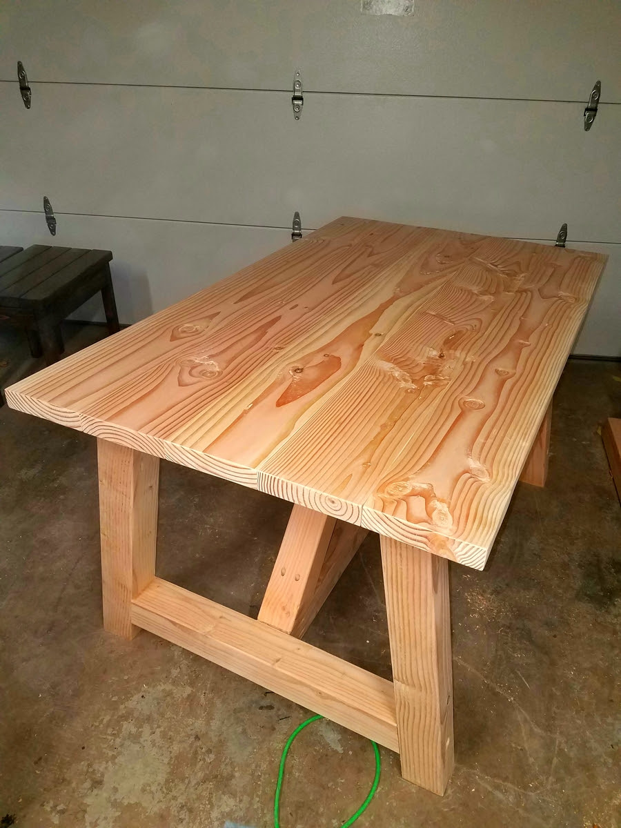 Ana White | Truss Beam Table 35x60 size - DIY Projects