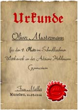 Kostenlose Urkunden Vorlagen zum Ausdrucken