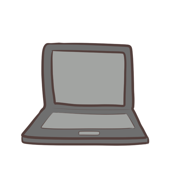 ノートパソコンのイラスト かわいいフリー素材が無料のイラストレイン