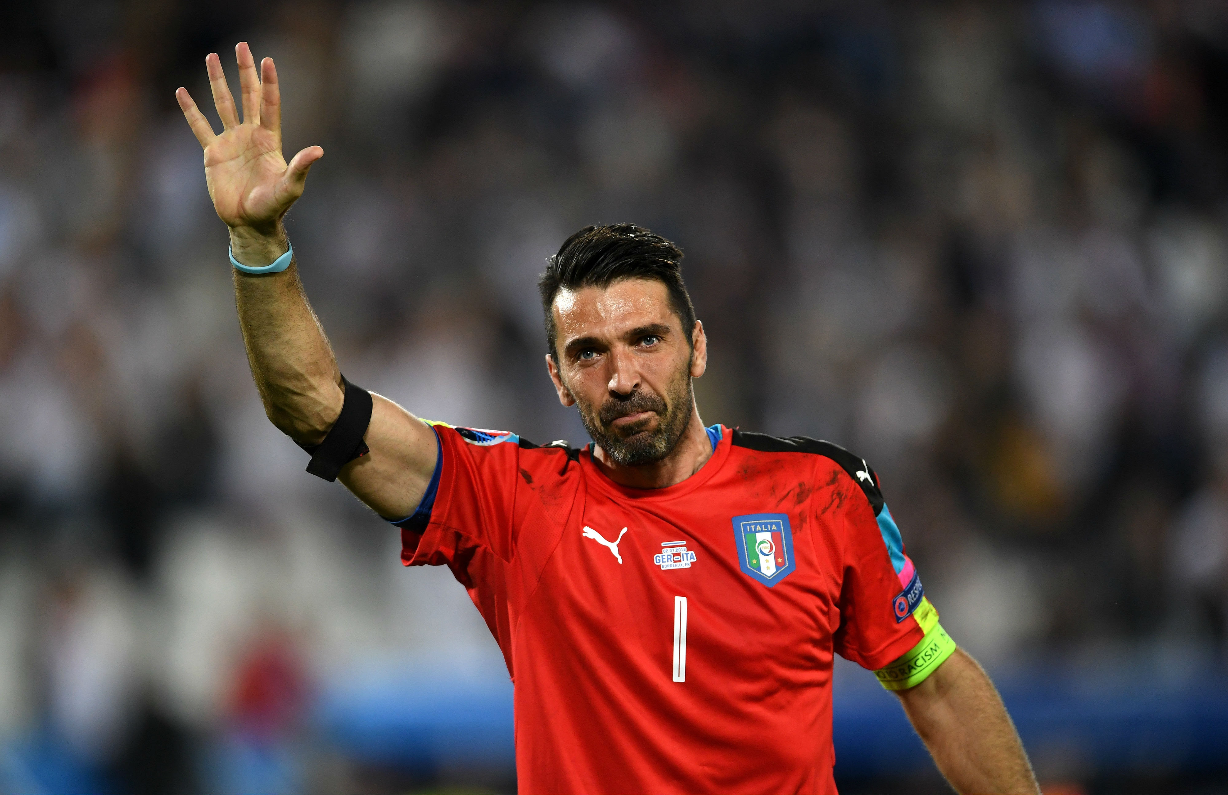 Buffon in tears after Italy's Euro 2016 exit to Germany ...
