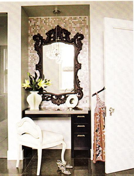Rococo Mirror - Contemporary - bedroom